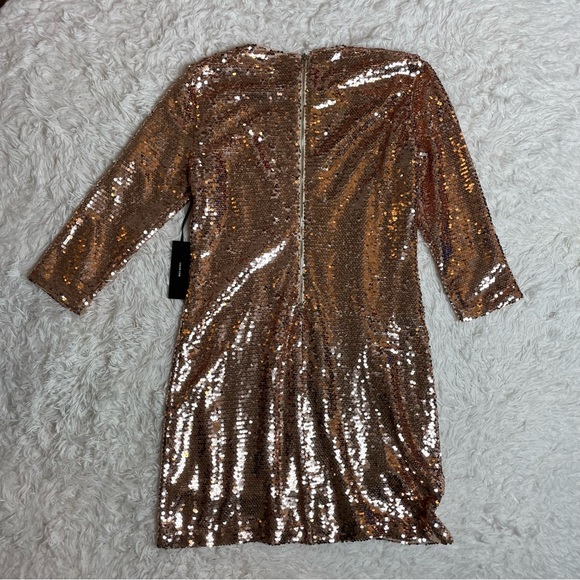 NWT Lulu’s Rose Gold Dress 🌟 - Picture 7 of 9